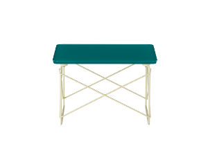 Eames® Wire Base Low Table/Mint Green/Powder Yellow
